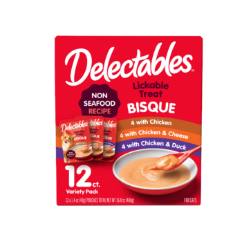 Delectables™ Lickable Treat – Bisque Non-Seafood Recipe 12 Pack Variety