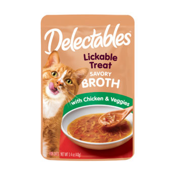 Delectables™ Lickable Treat - Savory Broths - Chicken & Veggies