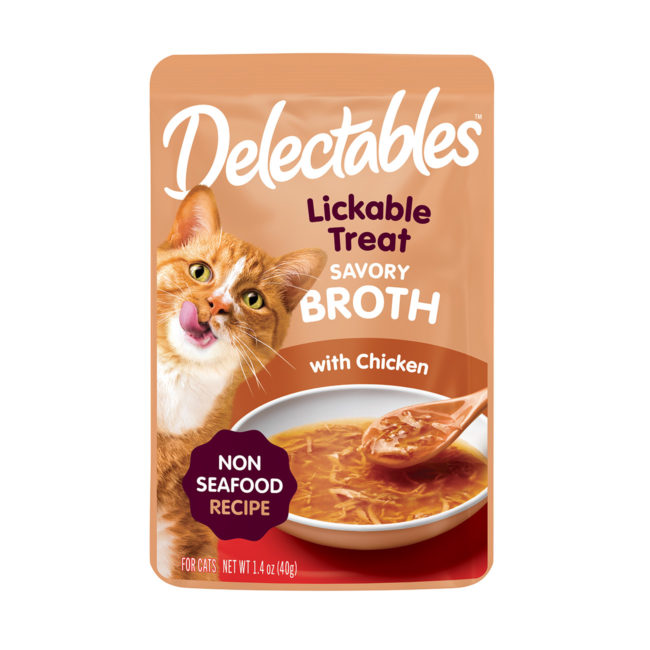 Delectables™ Lickable Treat - Savory Broths - Chicken - Non-Seafood Recipe