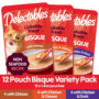 Delectables™ Lickable Treat – Bisque Non-Seafood Recipe 12 Pack Variety