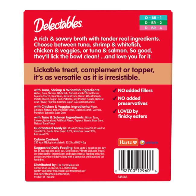 Delectables™ Lickable Treat - Savory Broths 12 Variety Pack