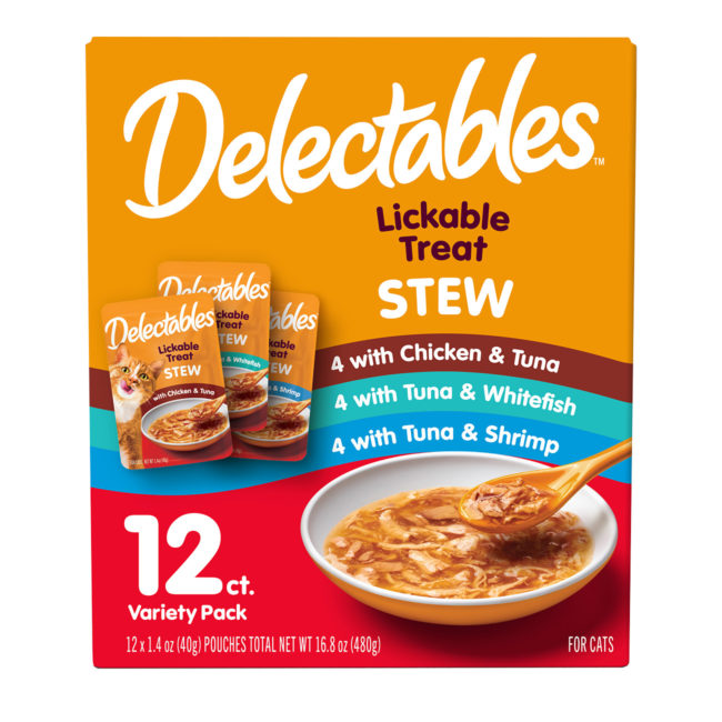 Delectables™ Lickable Treat – Stew Variety 12 Pack