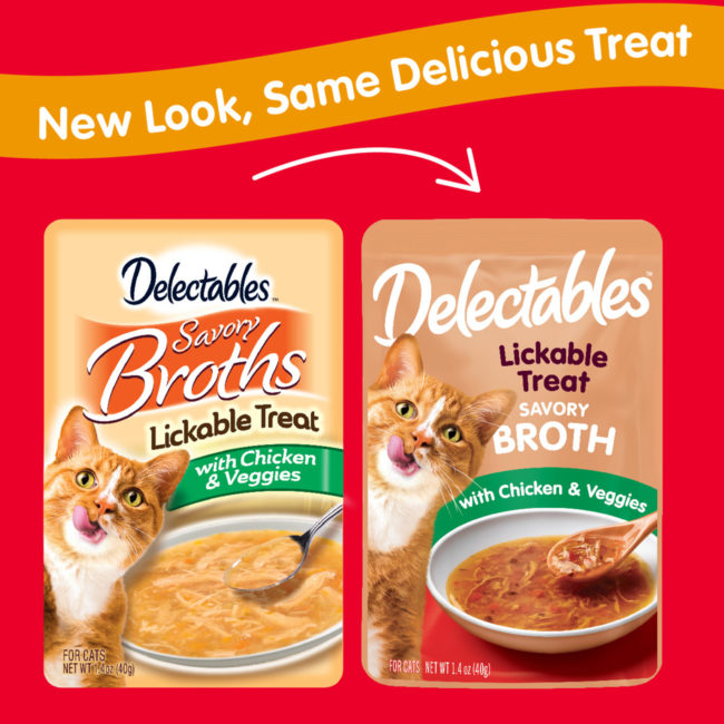 Delectables™ Lickable Treat - Savory Broths - Chicken & Veggies