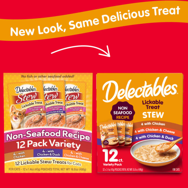 Delectables™ Lickable Treat – Stew Non-Seafood Recipe 12 Pack Variety