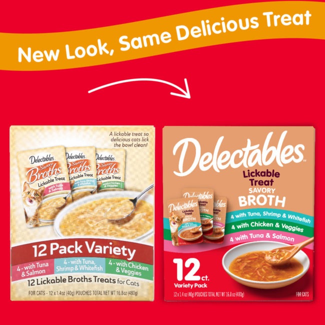 Delectables™ Lickable Treat - Savory Broths 12 Variety Pack