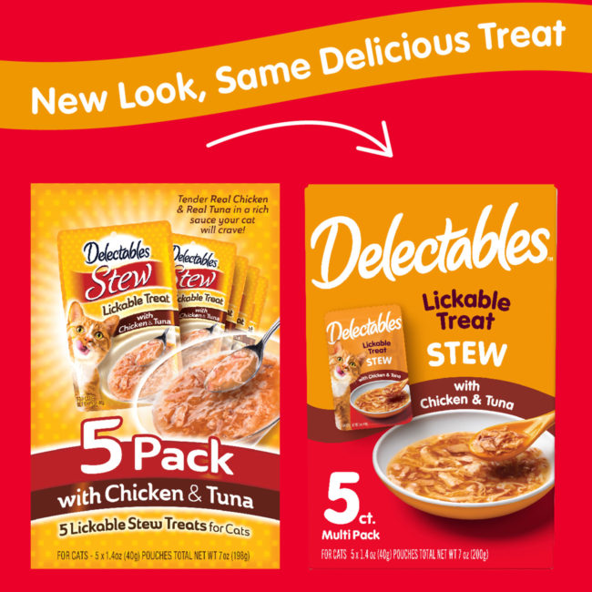 Delectables™ Lickable Treat – Stew Chicken & Tuna, 5 Pack