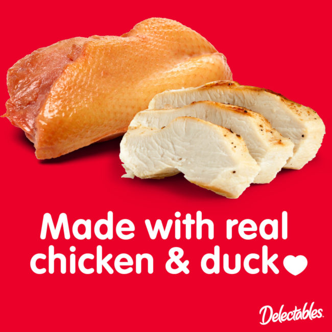 Delectables - Made with real chicken & duck