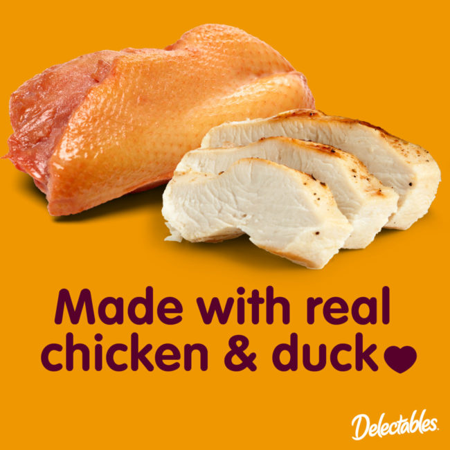 Delectables - Made with real chicken & duck