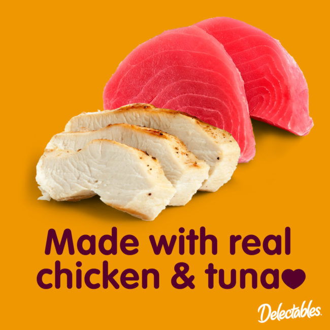 Delectables - Made with real chicken & tuna