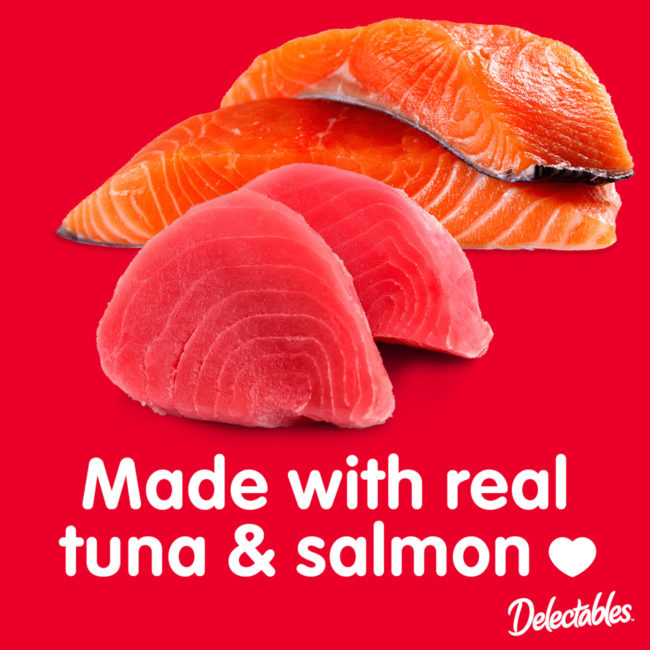 Delectables - Made with real tuna & salmon