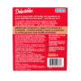 Delectables Lickable Treat. A wet cat treat with real fish in a savory broth texture. Back of package. Hartz SKU# 3270050531