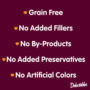 Delectables Grain Free, No Added Fillers, No Byproducts, No Added Preservatives, No Artificial Colors