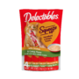 New! Delectables Squeeze Up catnip and chicken flavored cat treat.