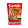 New! Delectables Squeeze Up catnip and tuna & salmon flavored cat treat.