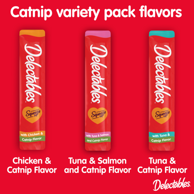 Catnip variety pack flavors.