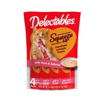 Delectables squeeze up Tuna and salmon.