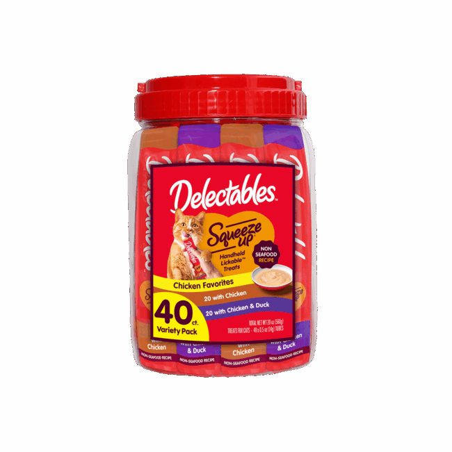 Delectables® Squeeze Up® Non-Seafood Chicken Variety Pack - 40 Pack