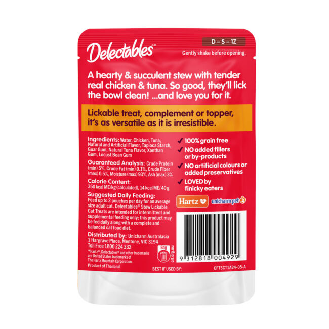 Lickable Treat stew chicken tuna back