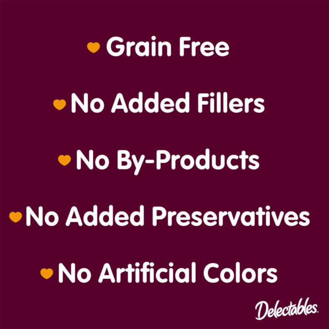 grain free, no added fillers, no by-products, no added preservatives