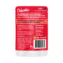 Delectables senior lickable wet cat treat, tuna and chicken bisque, back of package.