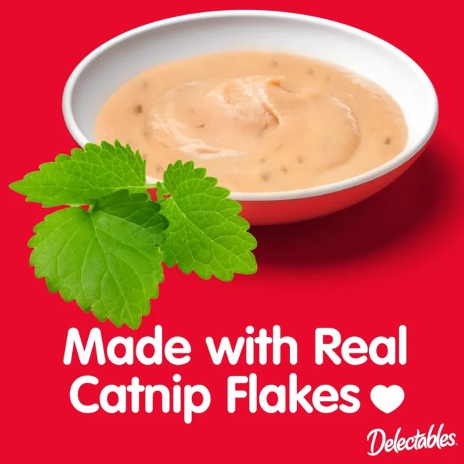 made with real catnip flakes