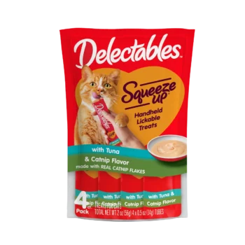 delectables cat treats tuna catnip flavor 4 pack