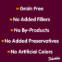 Grain free no fillers