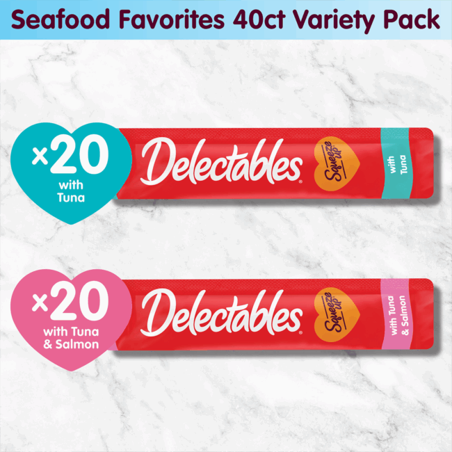 Delectables® Squeeze Up® Seafood Variety Pack - 40 Pack