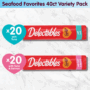 Delectables® Squeeze Up® Seafood Variety Pack - 40 Pack