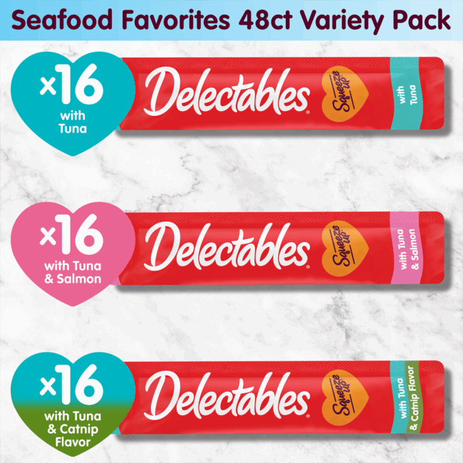 Delectables® Squeeze Up® Tuna Variety Pack - 48 Pack