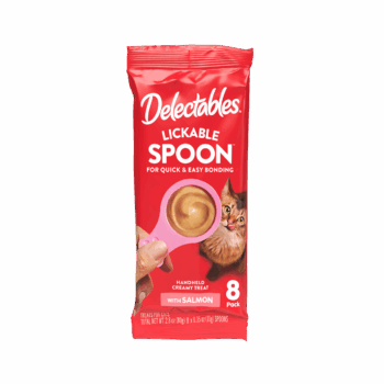 Delectables Lickable Spoon - Salmon, 8 Pack