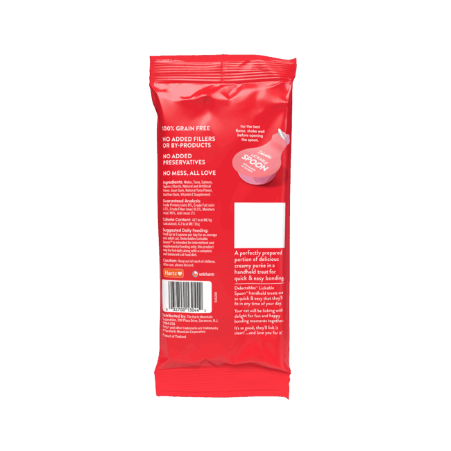 Delectables Lickable Spoon - Salmon, 8 Pack