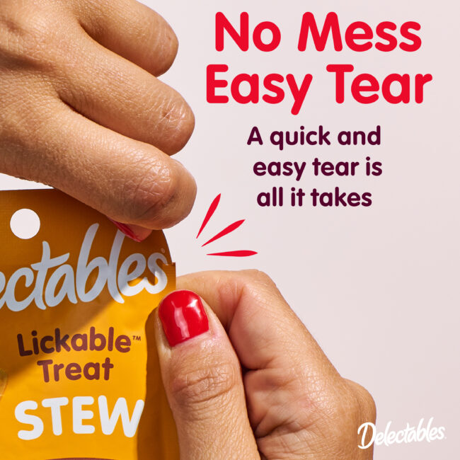No mess, easy tear