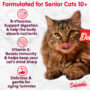 Formulated for senior cats