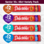 Delectables® Squeeze Up® - Senior 10+ Variety Pack - 48 Pack