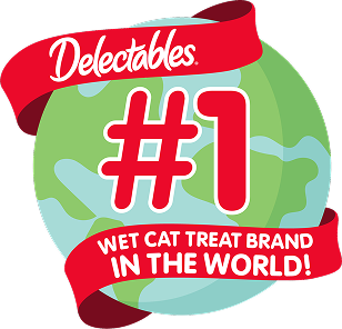 Delectables is the #1 wet cat treat brand in the world!