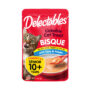 Delectables senior lickable wet cat treat, tuna and prawn bisque, 40g pouch