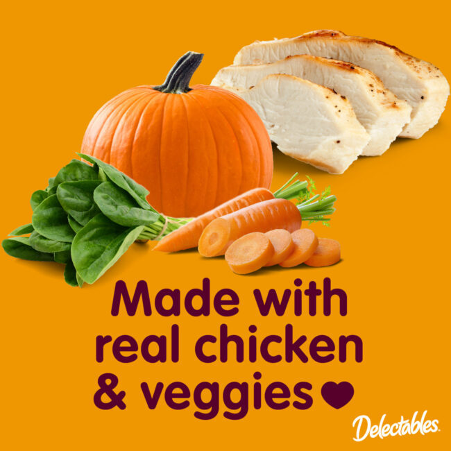 Made with real chicken & veggies